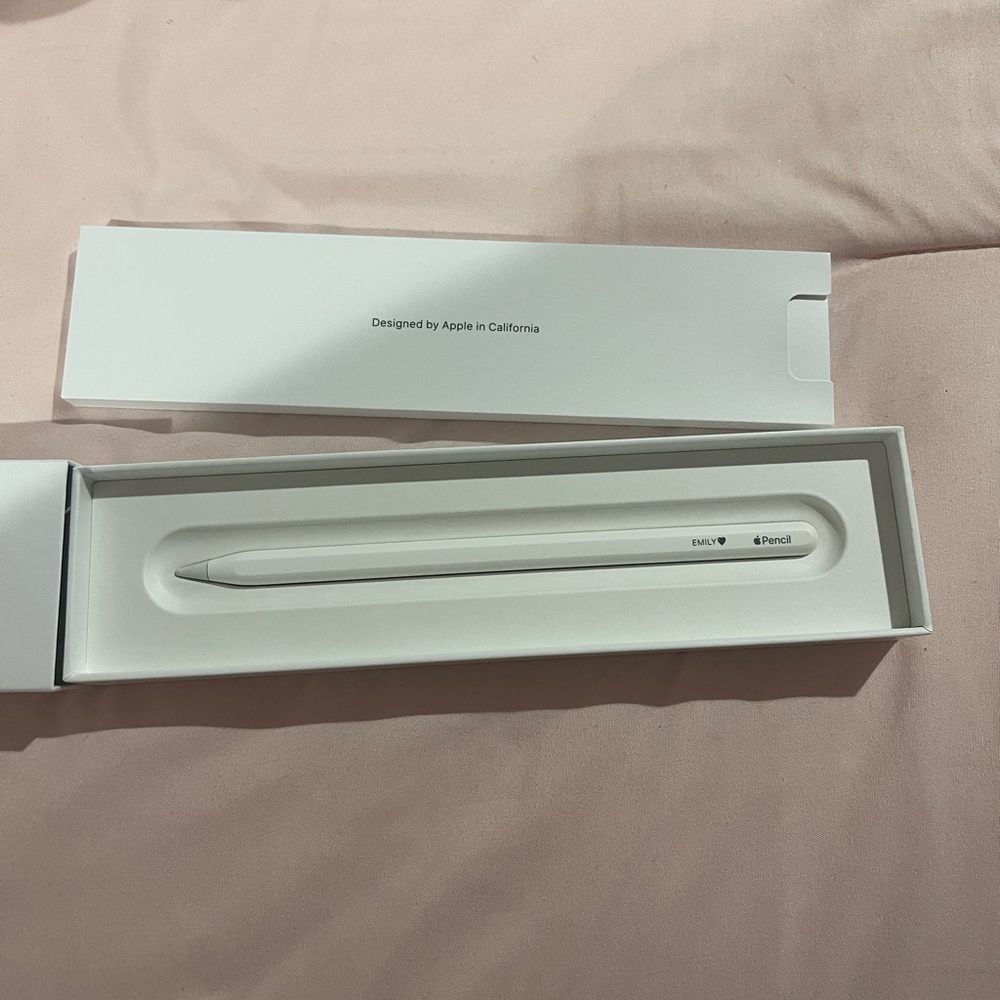 Apple Pencil generation 2 name engraved.